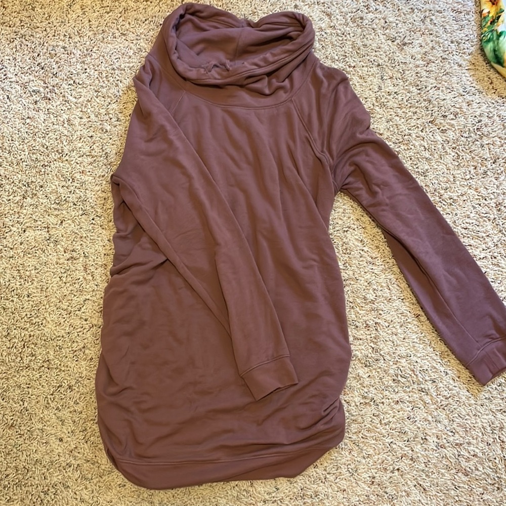 Isabel Maternity funnel neck sweatshirt